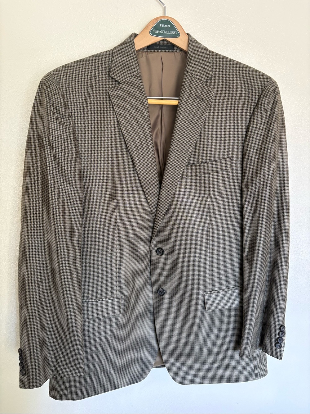 Ralph Lauren Classic Men's Brown Glen Plaid Blazer